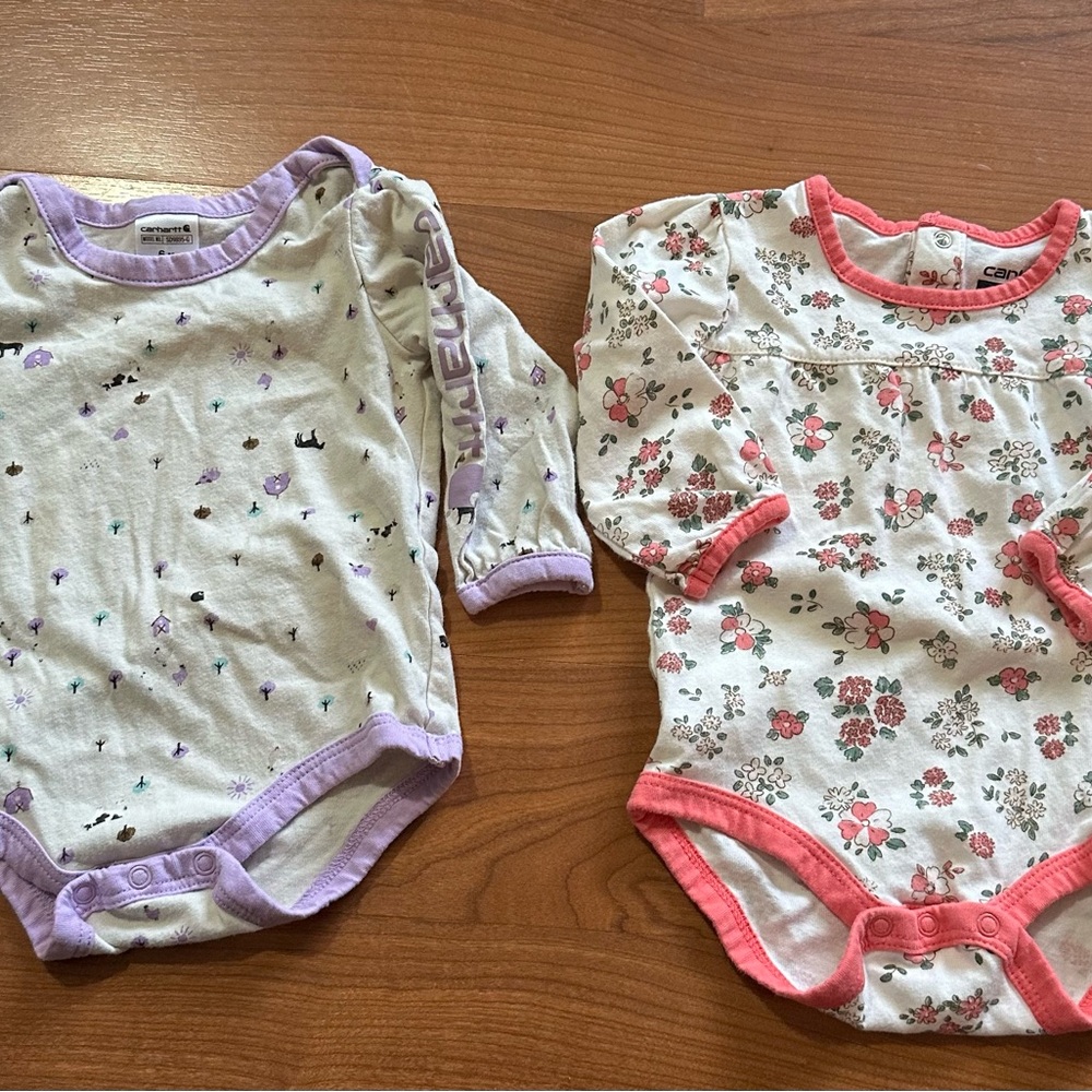 Carhartt baby girl onesies